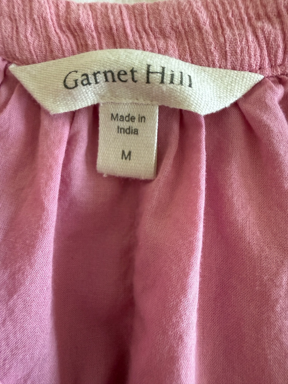 Garnet Hill Pink Halter Swim Coverup (M) - Picture 3 of 7